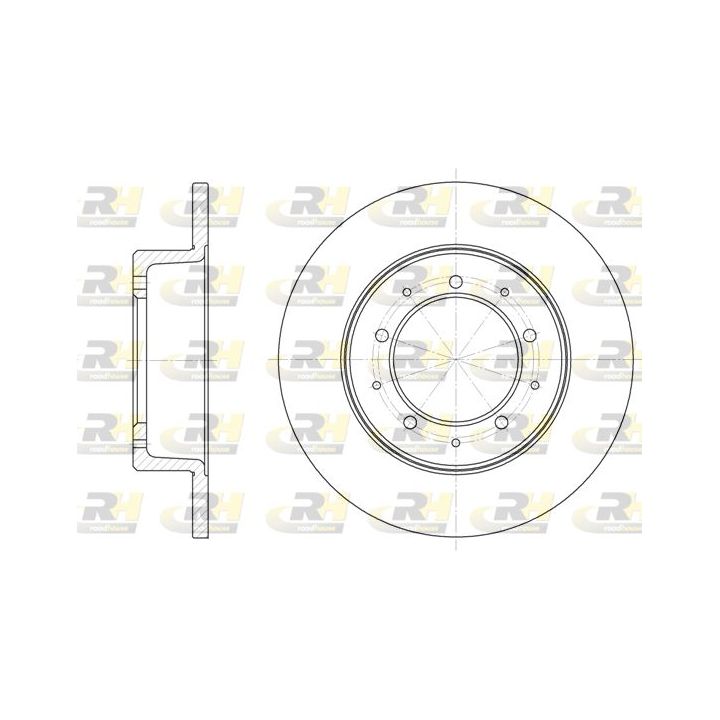 Stabdžių diskas ROADHOUSE 6333.00