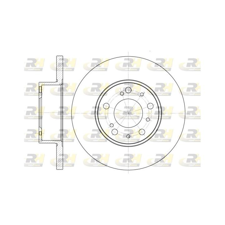 Stabdžių diskas ROADHOUSE 6334.00