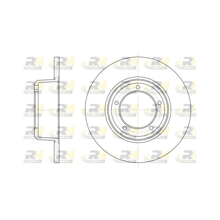 Stabdžių diskas ROADHOUSE 6341.00