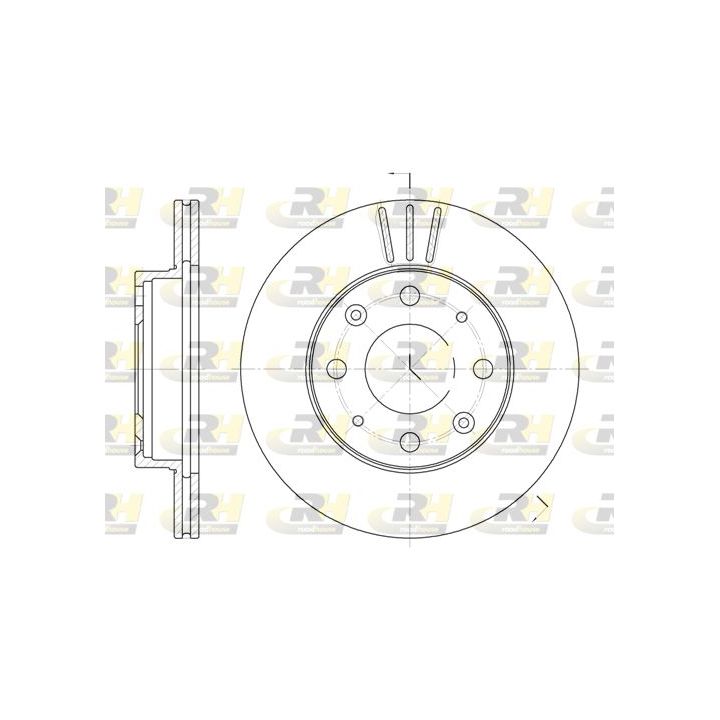 Stabdžių diskas ROADHOUSE 6368.10