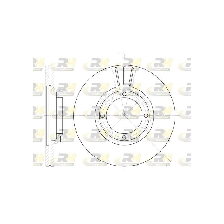 Stabdžių diskas ROADHOUSE 6374.10