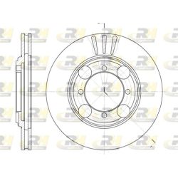 Stabdžių diskas ROADHOUSE 6375.10