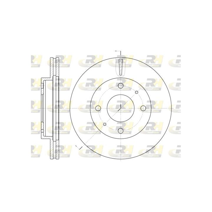 Stabdžių diskas ROADHOUSE 6376.10