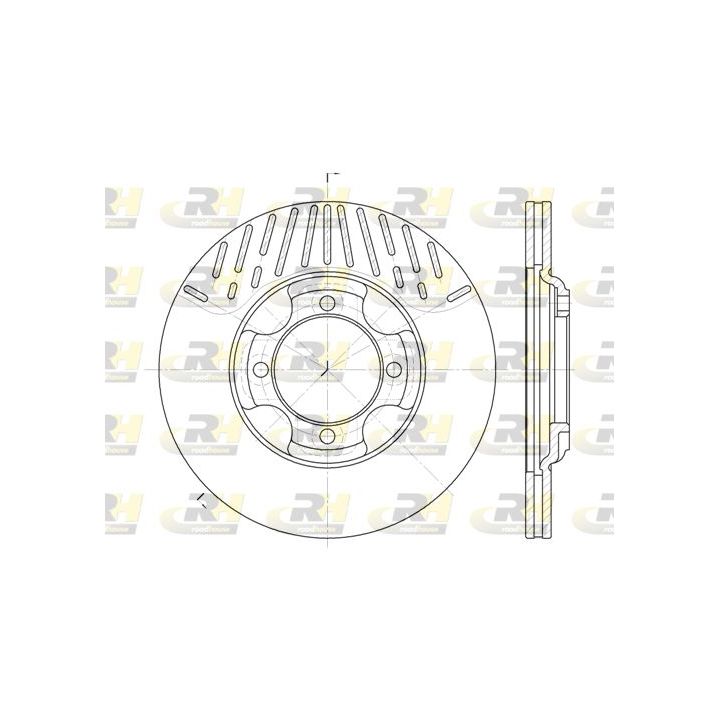 Stabdžių diskas ROADHOUSE 6381.10