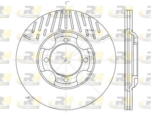 Stabdžių diskas ROADHOUSE 6381.10