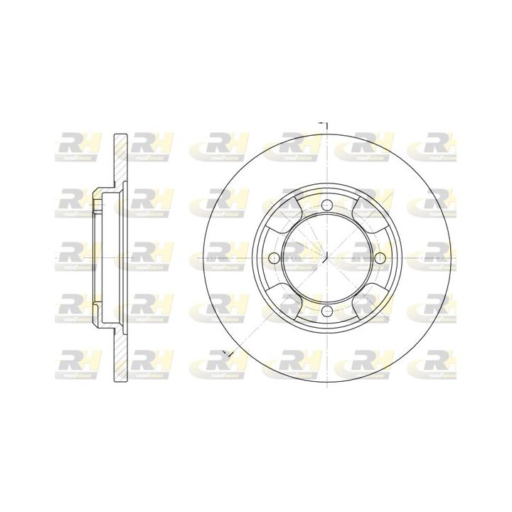 Stabdžių diskas ROADHOUSE 6388.00