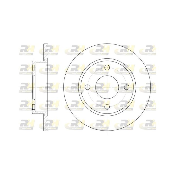 Stabdžių diskas ROADHOUSE 6427.00