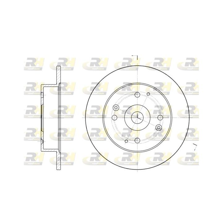 Stabdžių diskas ROADHOUSE 6448.00