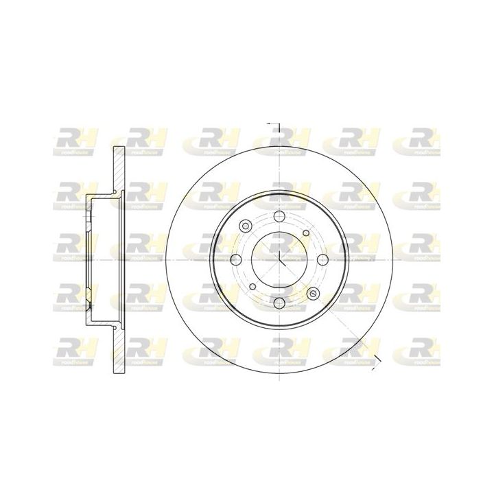 Stabdžių diskas ROADHOUSE 6451.00