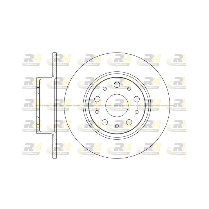 Stabdžių diskas ROADHOUSE 6457.00