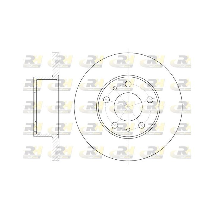 Stabdžių diskas ROADHOUSE 6473.00