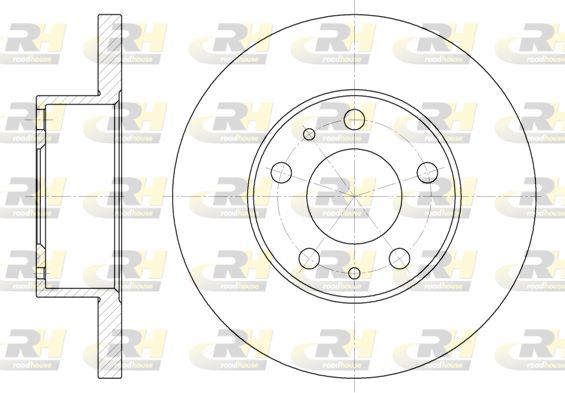 Stabdžių diskas ROADHOUSE 6473.00