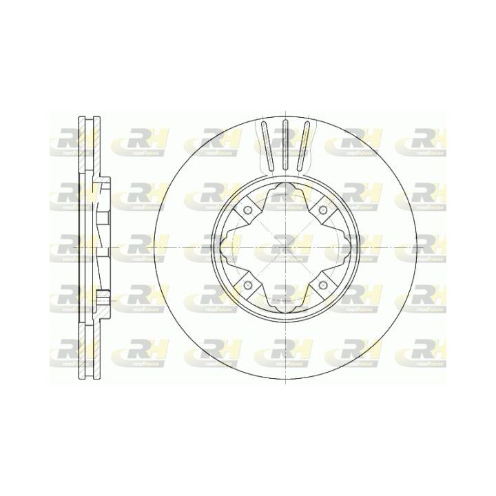 Stabdžių diskas ROADHOUSE 6485.10