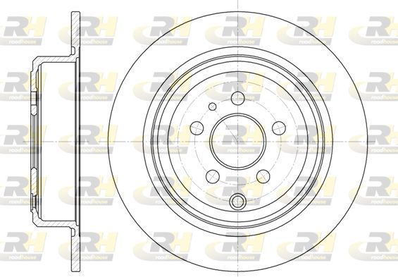 Stabdžių diskas ROADHOUSE 6502.00