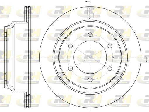 Stabdžių diskas ROADHOUSE 6515.10