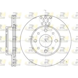 Stabdžių diskas ROADHOUSE 6517.10
