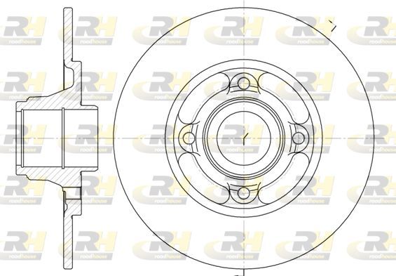 Stabdžių diskas ROADHOUSE 6537.00