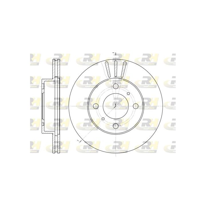 Stabdžių diskas ROADHOUSE 6557.10