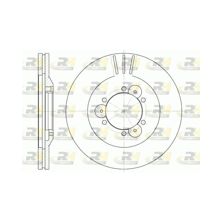 Stabdžių diskas ROADHOUSE 6560.10