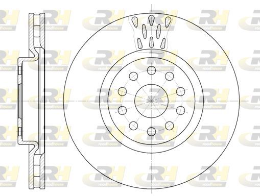 Stabdžių diskas ROADHOUSE 6563.10