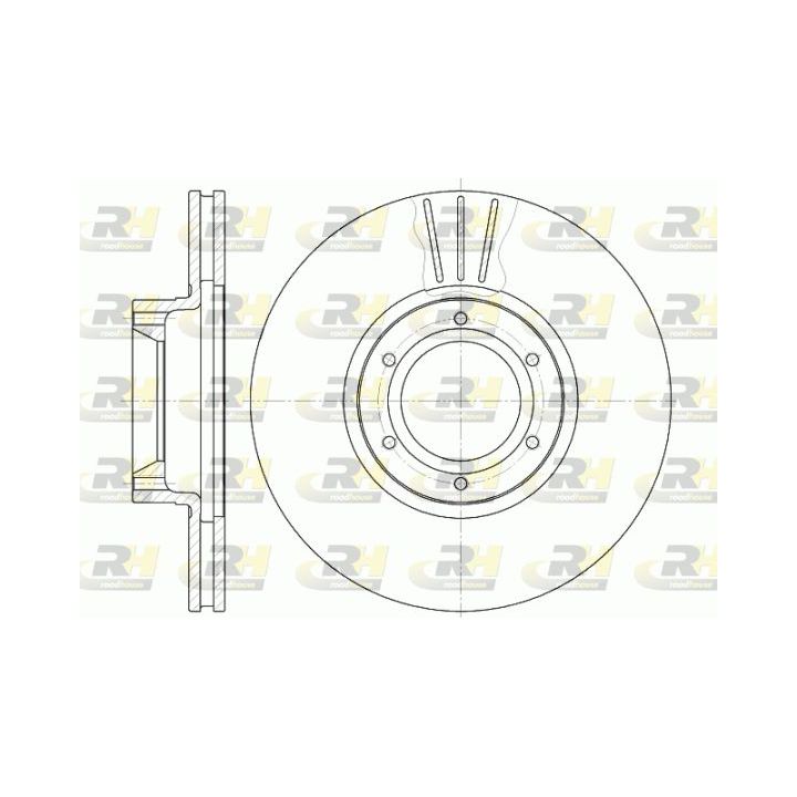 Stabdžių diskas ROADHOUSE 6567.10