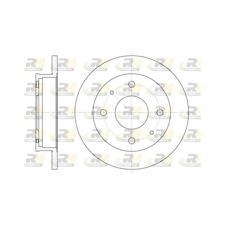 Stabdžių diskas ROADHOUSE 6568.00