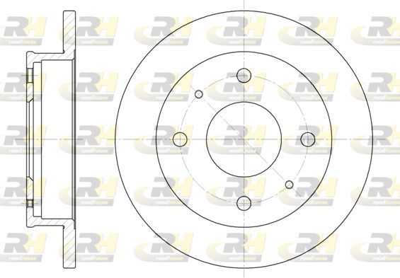 Stabdžių diskas ROADHOUSE 6568.00
