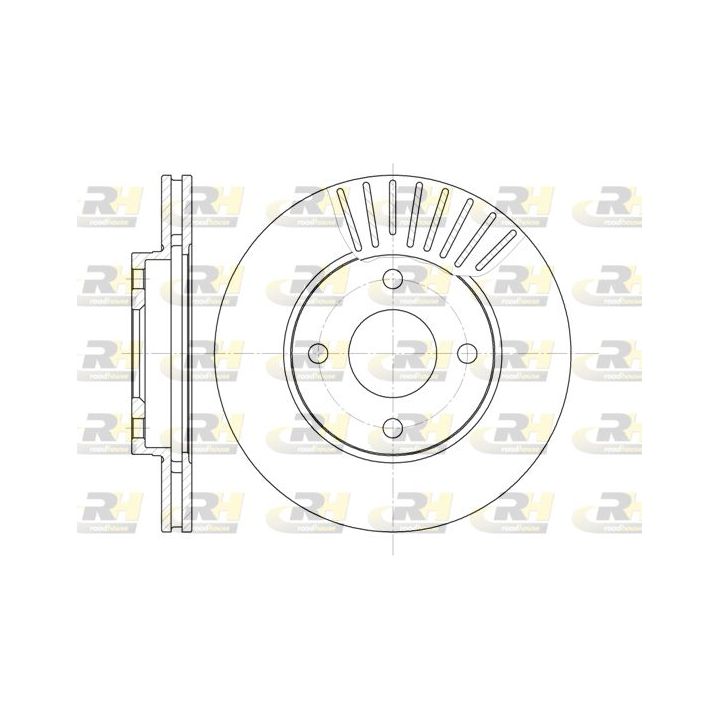 Stabdžių diskas ROADHOUSE 6575.10