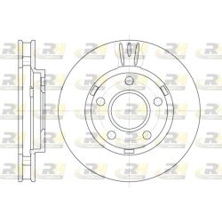 Stabdžių diskas ROADHOUSE 6581.10