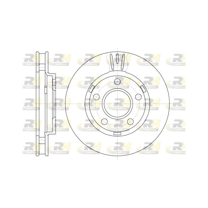 Stabdžių diskas ROADHOUSE 6581.10