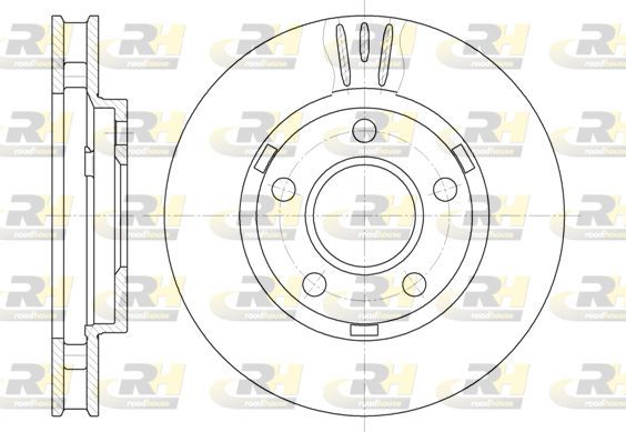 Stabdžių diskas ROADHOUSE 6581.10