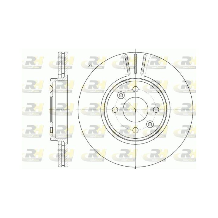 Stabdžių diskas ROADHOUSE 6583.10