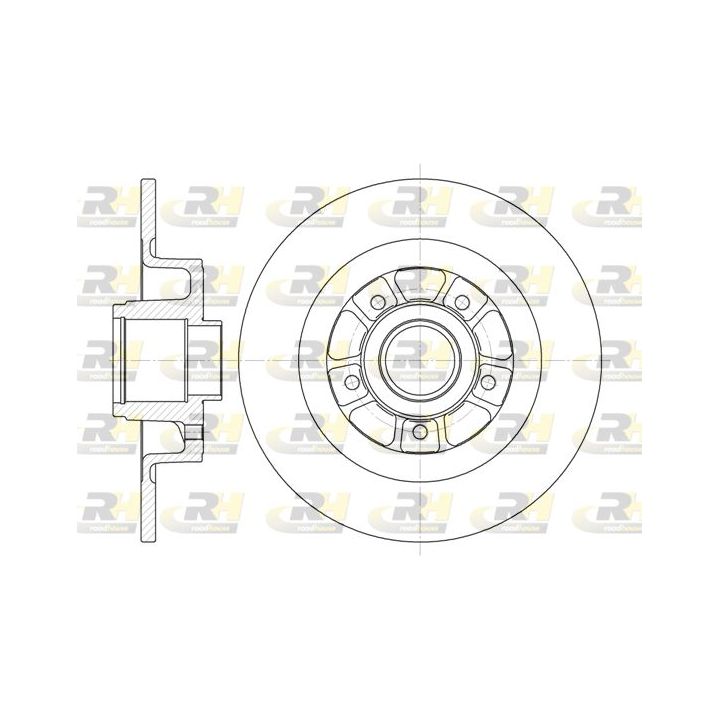 Stabdžių diskas ROADHOUSE 6613.00