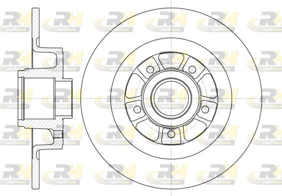 Stabdžių diskas ROADHOUSE 6613.00