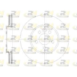 Stabdžių diskas ROADHOUSE 6614.10