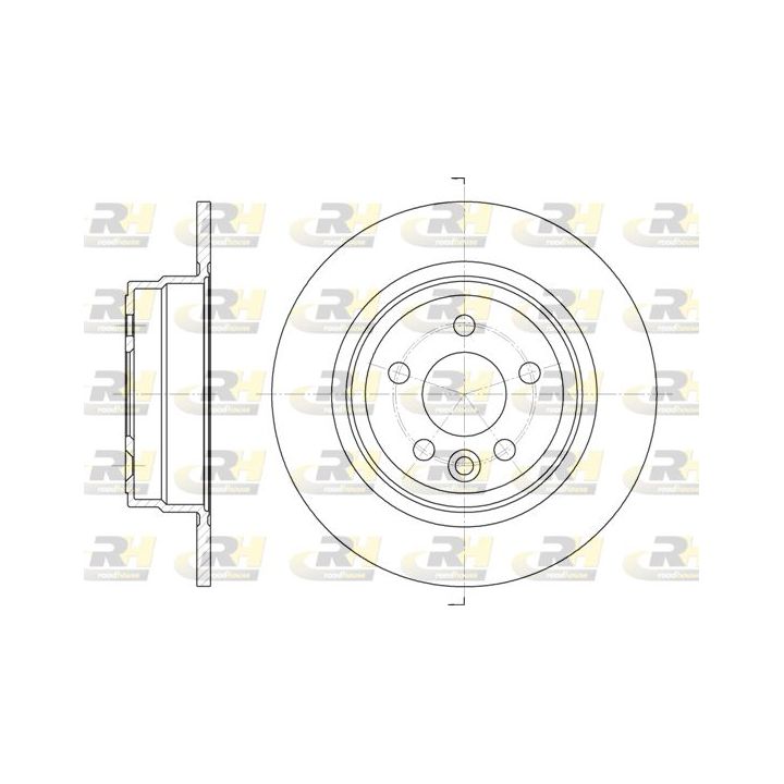 Stabdžių diskas ROADHOUSE 6615.00