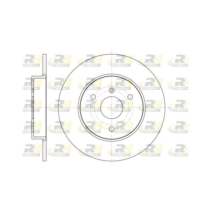 Stabdžių diskas ROADHOUSE 6617.00