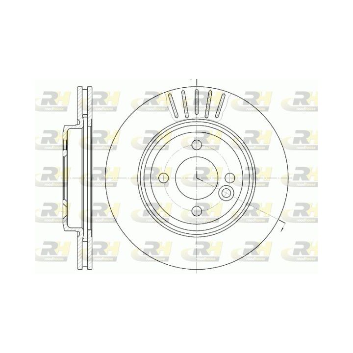 Stabdžių diskas ROADHOUSE 6624.10