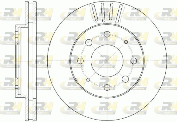 Stabdžių diskas ROADHOUSE 6625.10