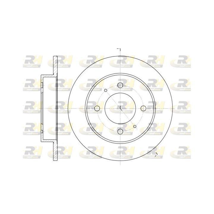 Stabdžių diskas ROADHOUSE 6627.00