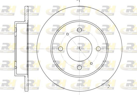 Stabdžių diskas ROADHOUSE 6627.00