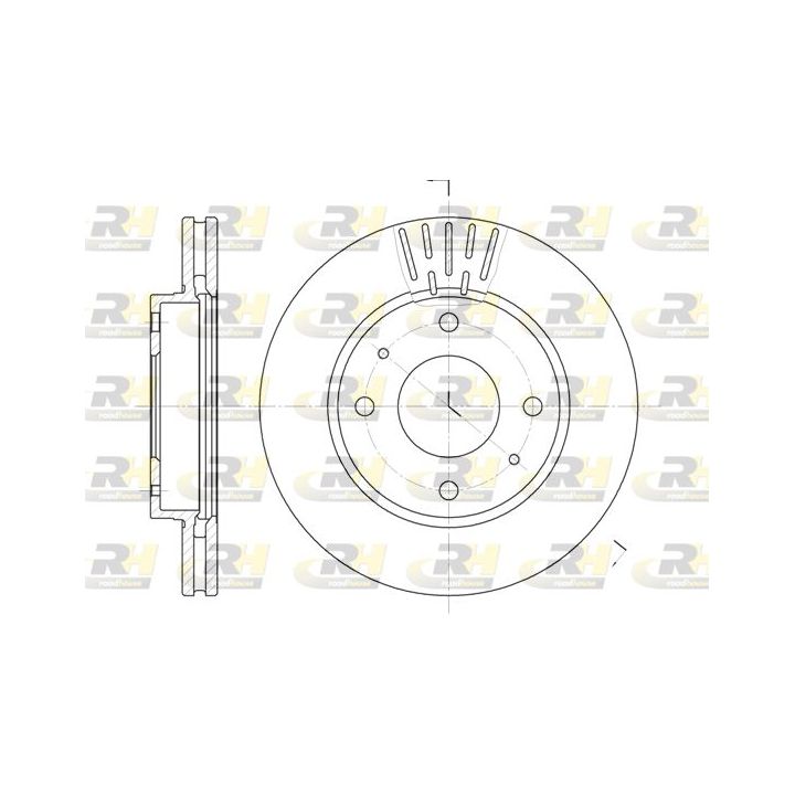 Stabdžių diskas ROADHOUSE 6633.10