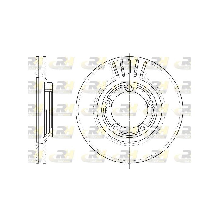 Stabdžių diskas ROADHOUSE 6636.10