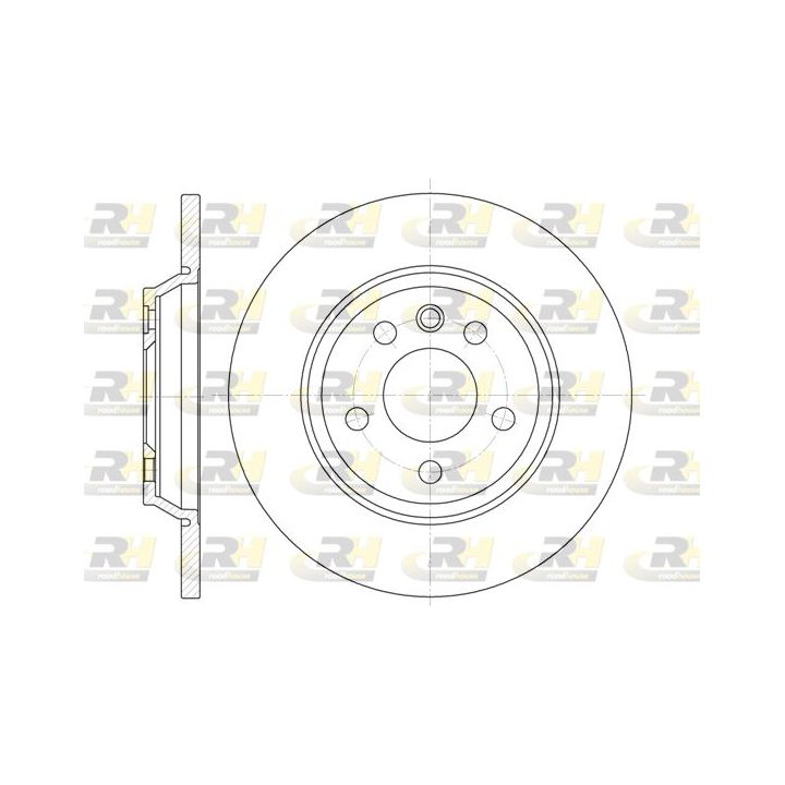 Stabdžių diskas ROADHOUSE 6659.00
