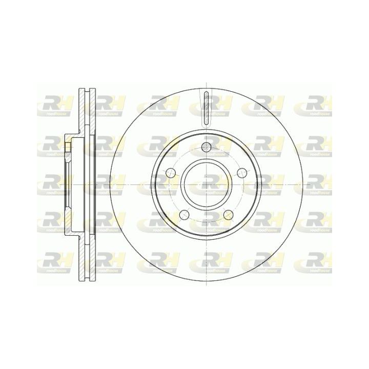 Stabdžių diskas ROADHOUSE 6662.10