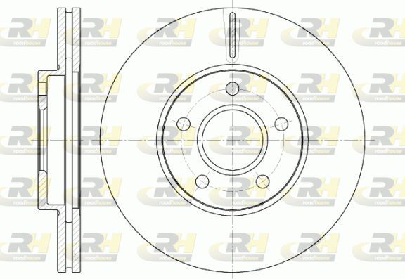 Stabdžių diskas ROADHOUSE 6662.10