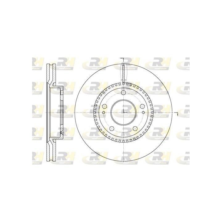 Stabdžių diskas ROADHOUSE 6663.10