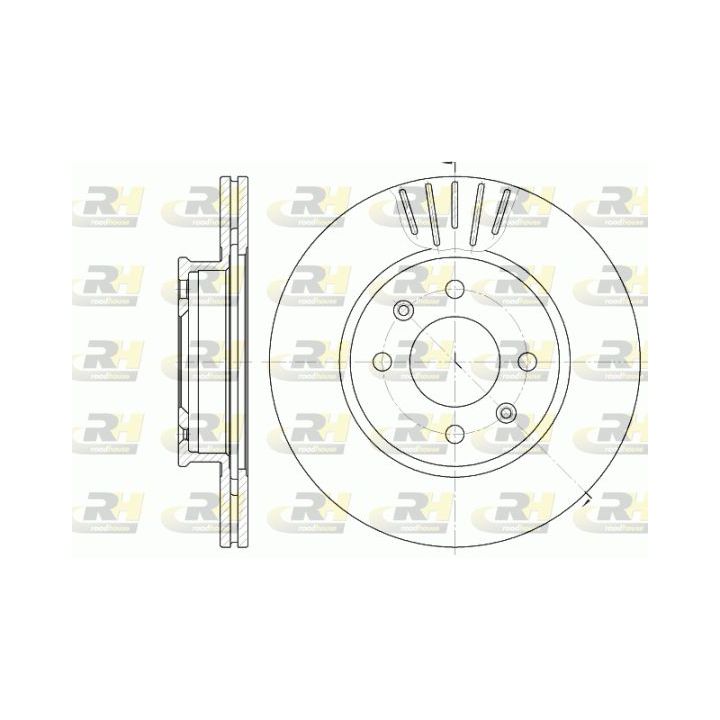 Stabdžių diskas ROADHOUSE 6666.10