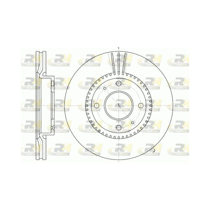 Stabdžių diskas ROADHOUSE 6668.10