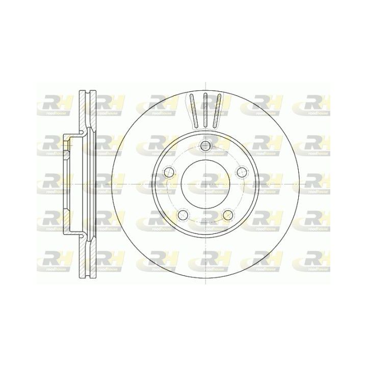 Stabdžių diskas ROADHOUSE 6671.10